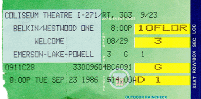 larger image of ticket stub